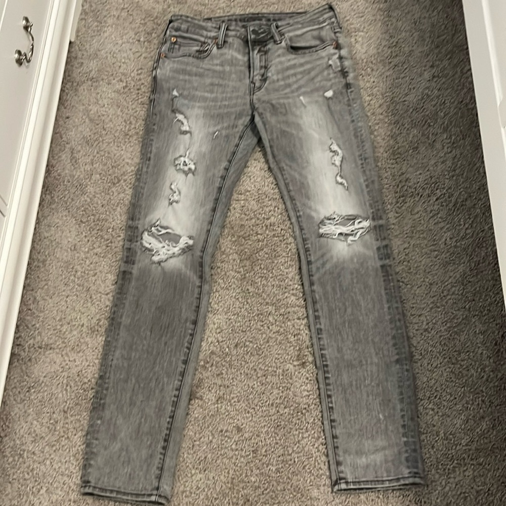 Grey jeans